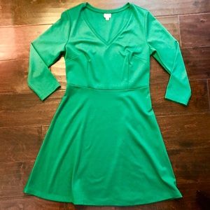 Long Sleeve Green Dress 👗